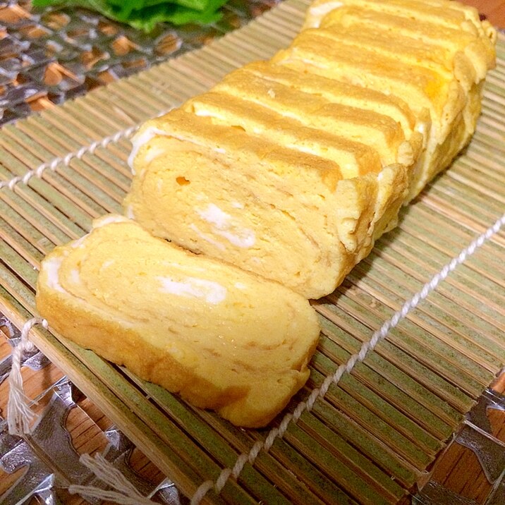 手巻き寿司に厚焼き玉子